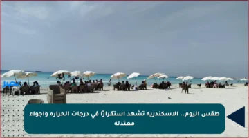 طقس اليوم.. الإسكندرية تشهد استقرارًا في درجات الحرارة وأجواء معتدلة